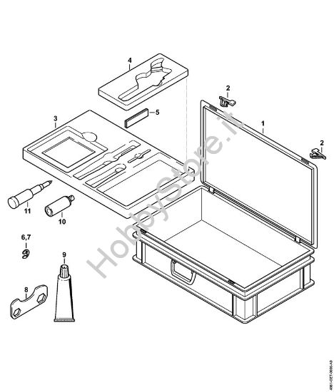 Custodia, Accessorio a richiesta ASA 65 ASA 65 brand Stihl